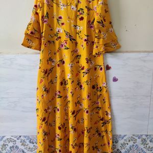 Maxi Dress Floral Printed