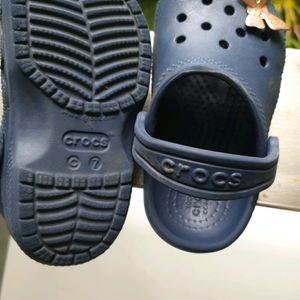 Crocs For Girls/Boys Age 2-3- Navy Blue