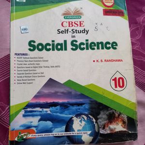 cbse self study in social science class 10