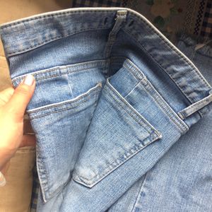 Denim Straight Jeans