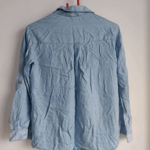 Denim Like Shirt , Can Be Used As Jacket