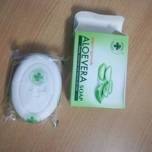 Alovera Soap. Ayurvedic Soap Nice For Glowing Skin And Clean And CLear Skin