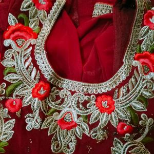 Maroon Bridal Suit