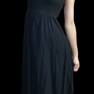 Sexy Backless Black Dress - Nameless