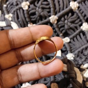 Golden Polished Ring