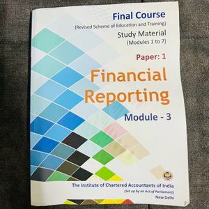 Financial Reporting module-3