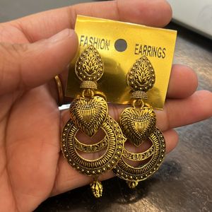 Golden Earrings For Women