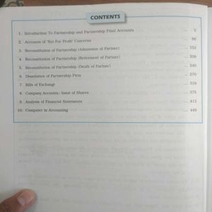 Class 12th Accountancy And Bookkeeping Digest