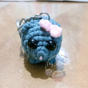 Amigurumi Hamster Keychain/charm(1)