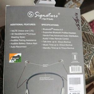 Signature Bluetooth Headphones New Good Sound