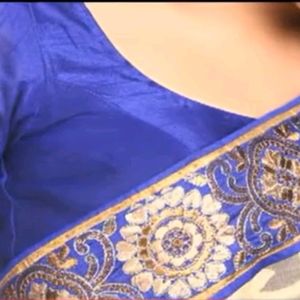 Myaara Wedding Saree With Stitched Blouse