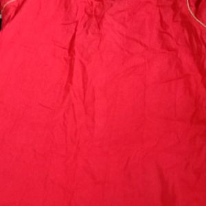 Red Gown Cotton