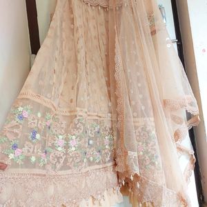 Stiched Tawakkal Gown With Dupatta