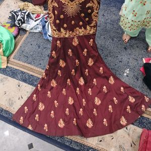 Brown Color Gown