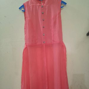 Slit Kurti Georgette Material Like New Condition