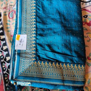 Blue Daily Wear Saree Of Light Weight