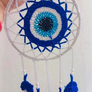 Crochet Evil Eye Dreamcatcher