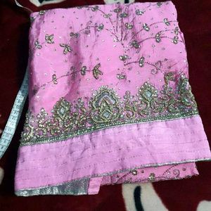 Beautiful hand work baby Pink Suit