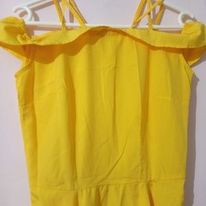 Yellow One Piece Dress