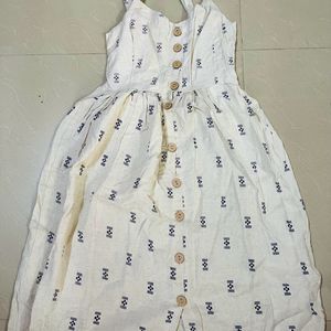 Women White Skater Dress