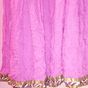 Pink Strip Long Kurta