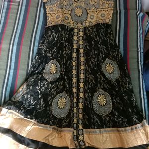 Black Gold Ethnic Gown