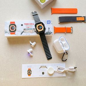 Smart Watch, Airpod Strap Combo Offer