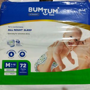 Bumtum M Size Pant Style 36 Diapers