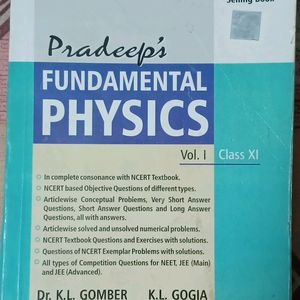 PRADEEP FUNDAMENTAL PHYSICS CLASS 11 VOL1&2