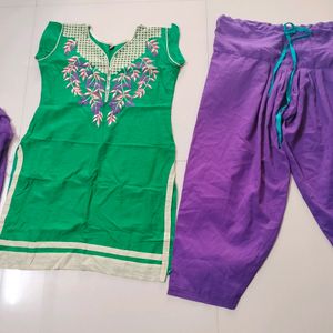 Kurta Set With Pant And Duppatta