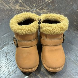 Kats Kids Synthetic Upper with Fur Boots