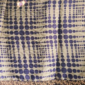 Crepe Violet Colour Saree