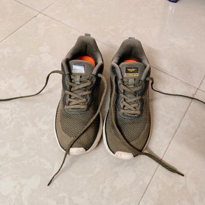 Red Tape Running Shoes Olive Green Good Condition