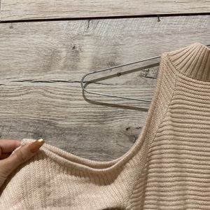 Shoulder Cut Out Sweater