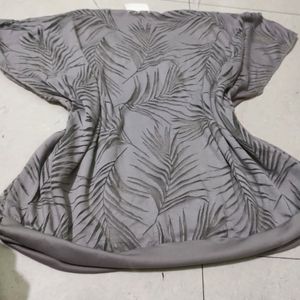 Beautiful Grey Butterfly Top