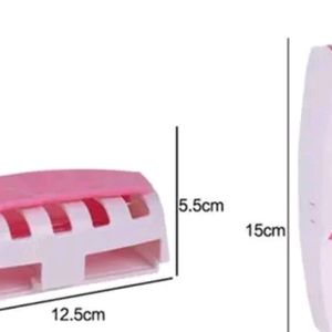 Pink Toothpaste Dispenser