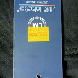 Branded Black Cotton Jeans For Boys