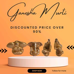 Brass Ganesh Statue Small