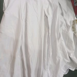 A White Skirt For School Uniform