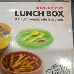 Burger Fun Lunch Box