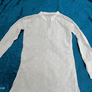 White Kurta Daily Wear