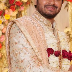 Groom Sherwani, Pagdi,mala,pajami& Dupptta