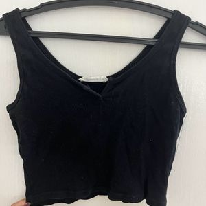 Black Crop Top