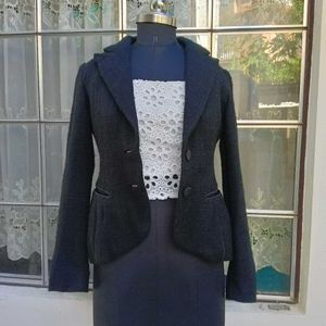 Black Tweed Coat