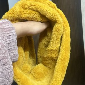 Yellow Warm Scarf