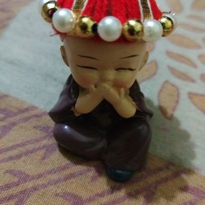 Baby Monk Set Of 4 Decorative Showpiece-5cm