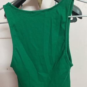 Deep Neck Sexy Stretchable Crop Top