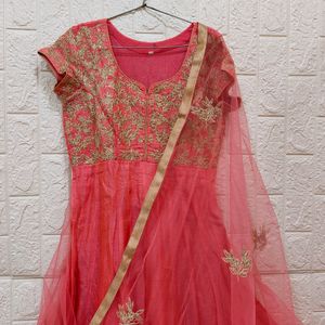 Gorgeous Gota Patti Work Anarkali Suit Set