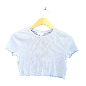 Blue Crop Top Women's)