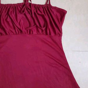 Cherry Red Milk Maid Dress